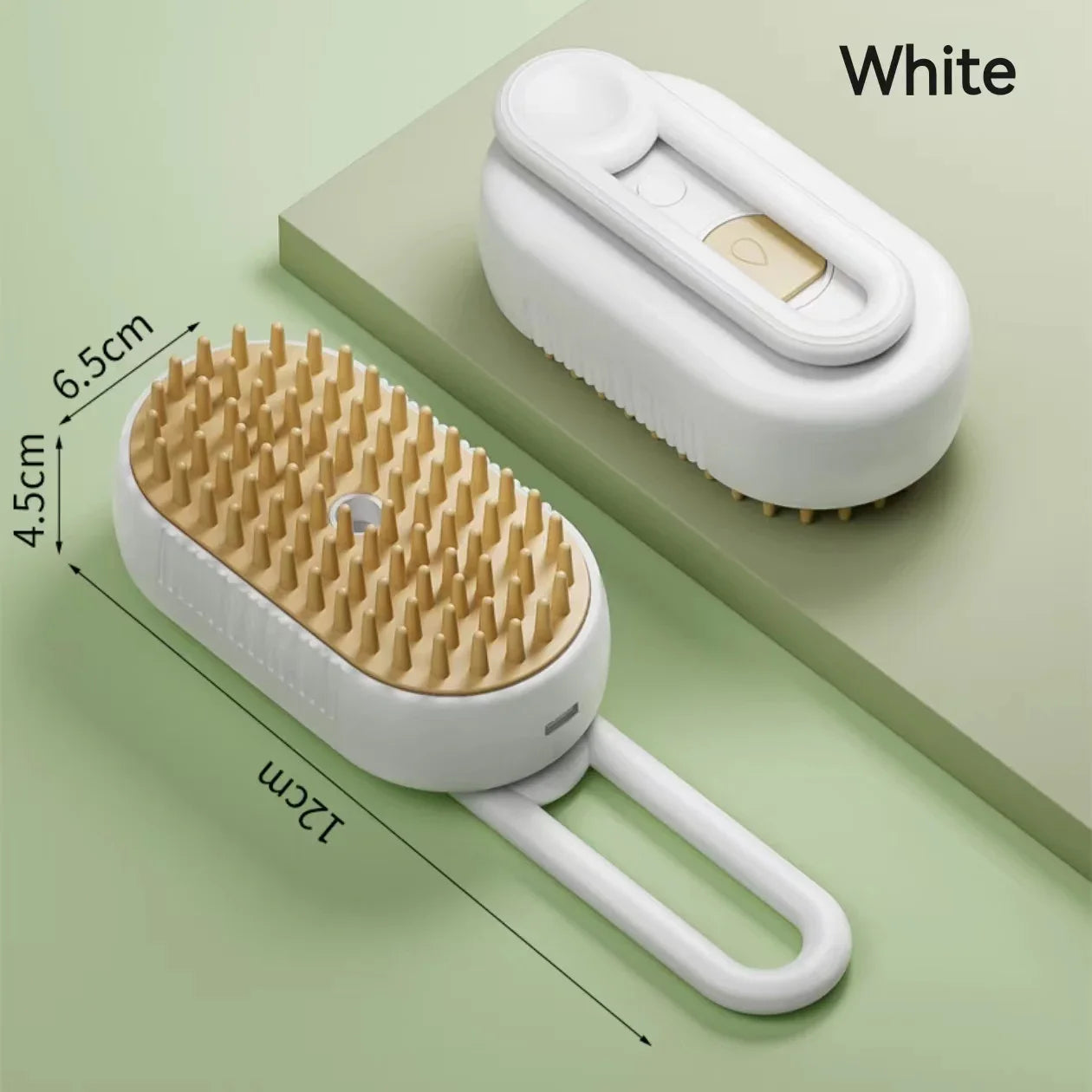 Lubuly SteamBrush – elektrische 3-in-1 Hunde- & Katzenbürste für Fellpflege & Haarentfernung mit Dampf